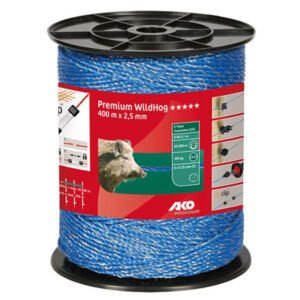 AKO Premium WildHog schrikdraad blauw 6x 0.25, 400m